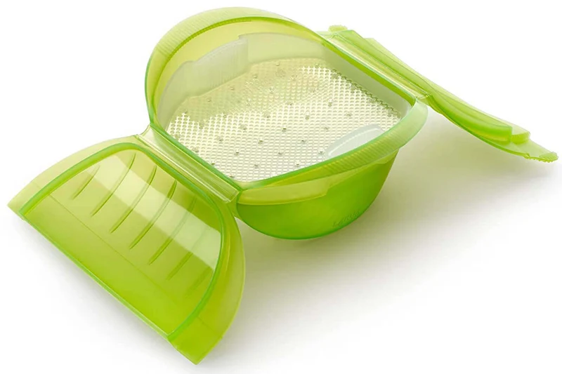 Coffret vapeur Lékué Maxi vert avec filtre