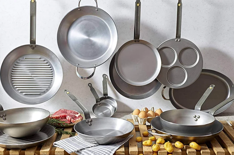 Plat à rôtir ovale De Buyer Minéral B Element en fer