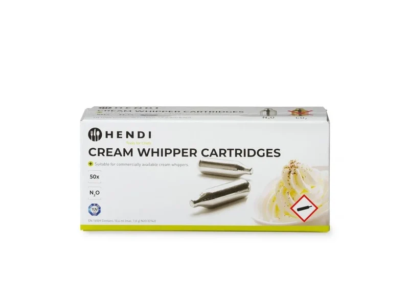 Cartouches de crème pour siphons à crème Profi et Kitchen Line 10 pcs