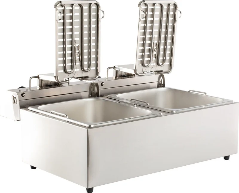 Friteuse Posable Électrique 2X6 L