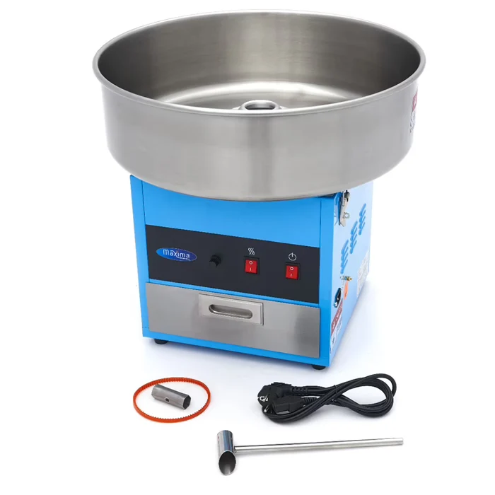 Machine à barbe à papa professionnelle - Ø 52 cm - Bleu