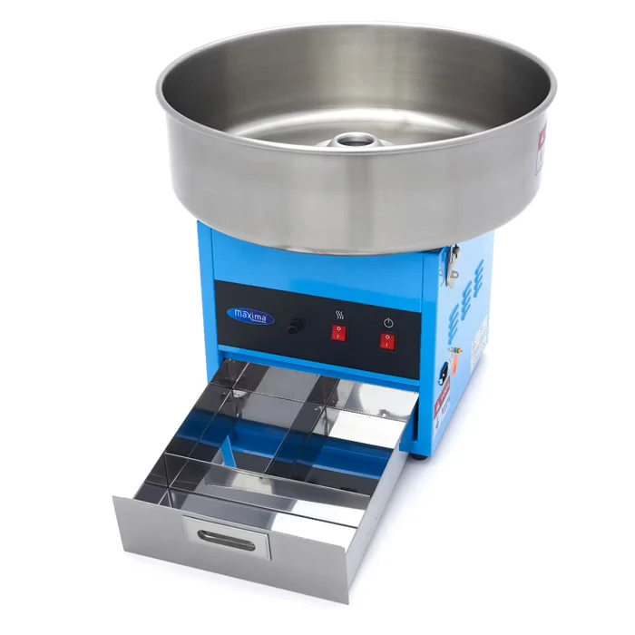 Machine à barbe à papa professionnelle - Ø 52 cm - Bleu
