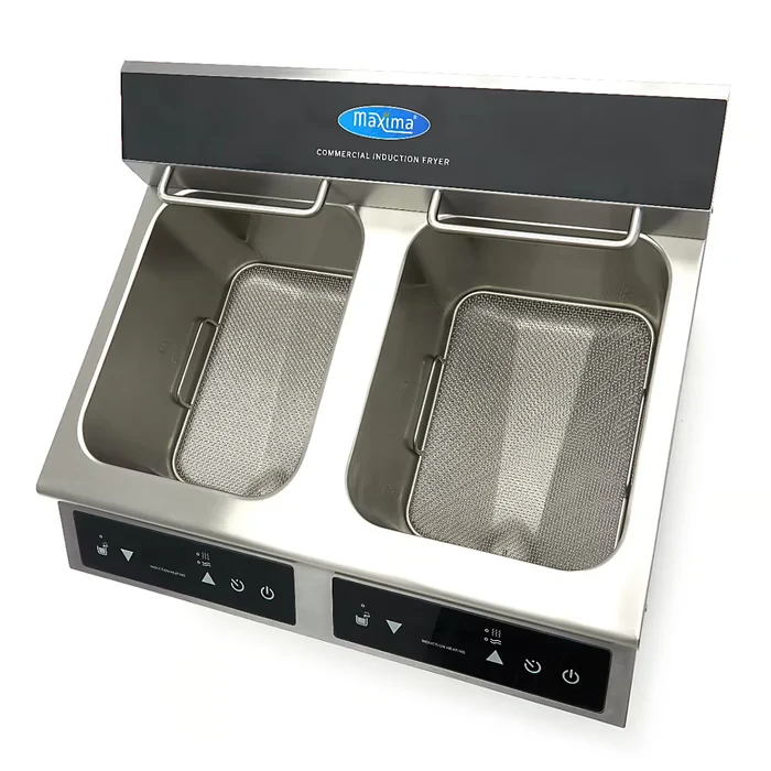 Friteuse à Induction Double - 2 x 8 Litres