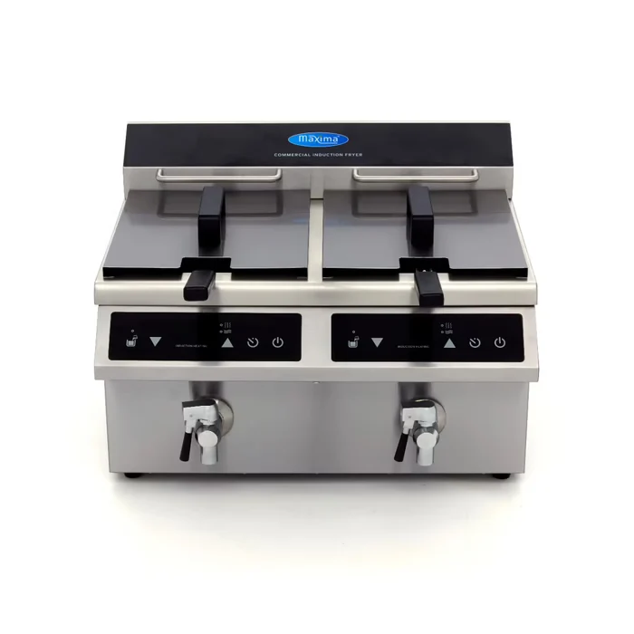 Friteuse à Induction Double - 2 x 8 Litres