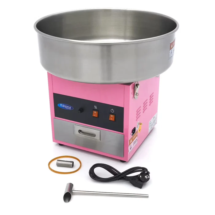Machine à barbe à papa professionnelle - Ø 52 cm - Rose