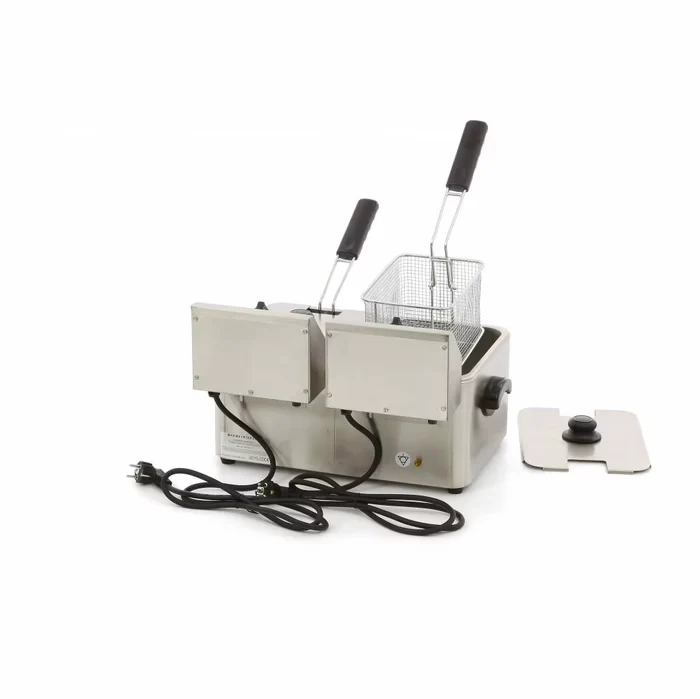 Friteuse - 2 x 4 L - 2 paniers - jusqu'à 2 kg de frites