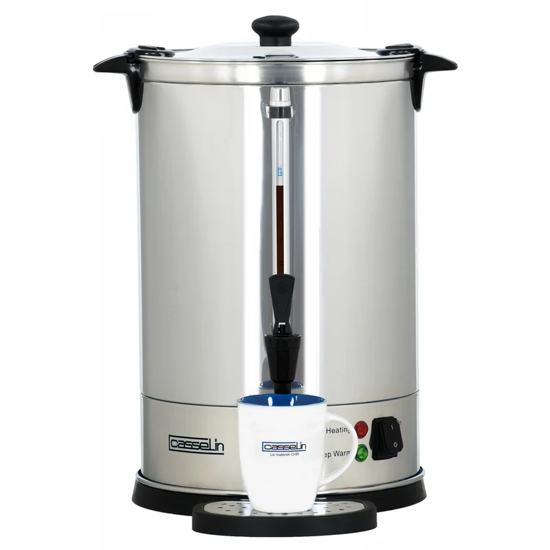 Percolateur à café 100 tasses - double paroi anti-brûlure - filtre inox