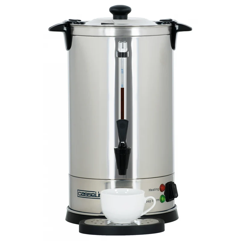 Percolateur à café 60 tasses - double paroi anti-brûlure - filtre inox