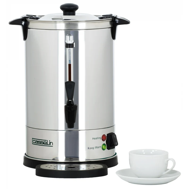 Percolateur à café 48 tasses - double paroi anti-brûlure - filtre inox