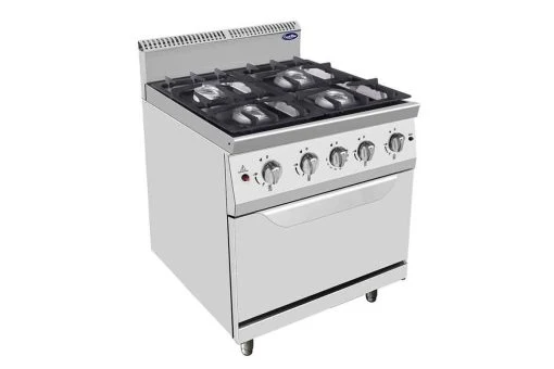 Fourneau Gaz 4 Feux Vifs sur Four - P700