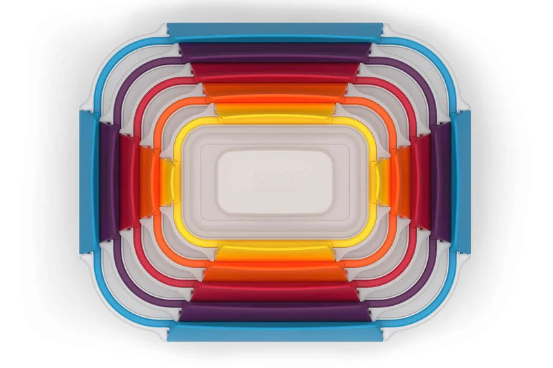 Set de 5 boîtes de conservation Joseph Joseph Nest Lock multicolores + couvercles
