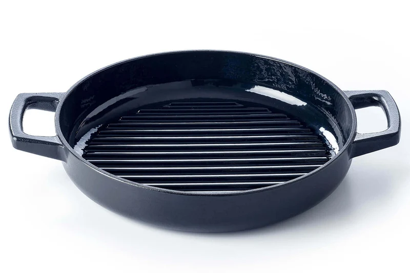 Poêle grill Beka Nori en fonte émaillée 28cm