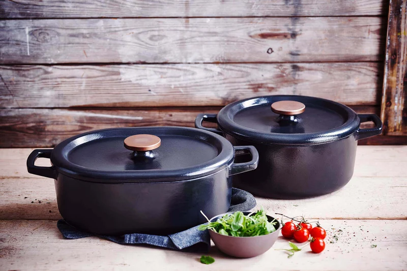 Cocotte ronde Beka Nori en fonte émaillée 26cm