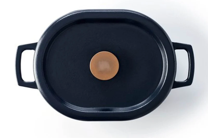 Cocotte ovale Beka Nori en fonte émaillée 31cm