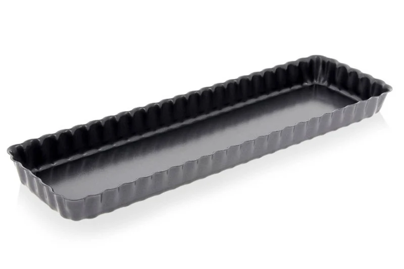 Moule à tarte rectangulaire De Buyer à fond amovible