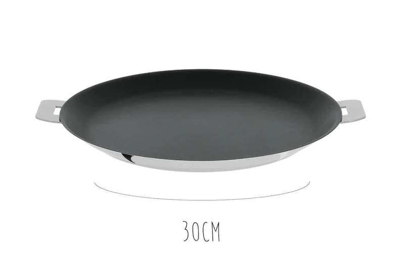Crêpière antiadhérente Cristel Mutine Amovible Exceliss en inox