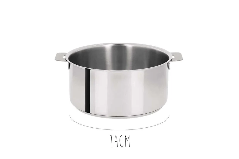 Casserole Cristel Mutine Amovible en inox