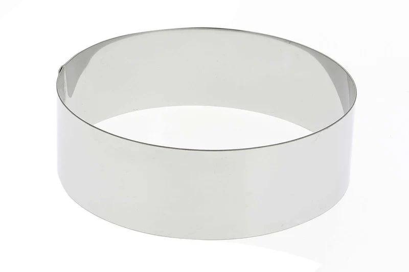 Cercle à pâtisserie De Buyer rond inox hauteur 4,5cm
