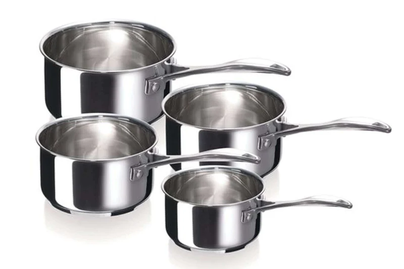 Set de 4 casseroles Beka Chef en inox 14, 16, 18 et 20cm