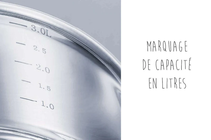 Set de 4 casseroles Beka Chef en inox 14, 16, 18 et 20cm