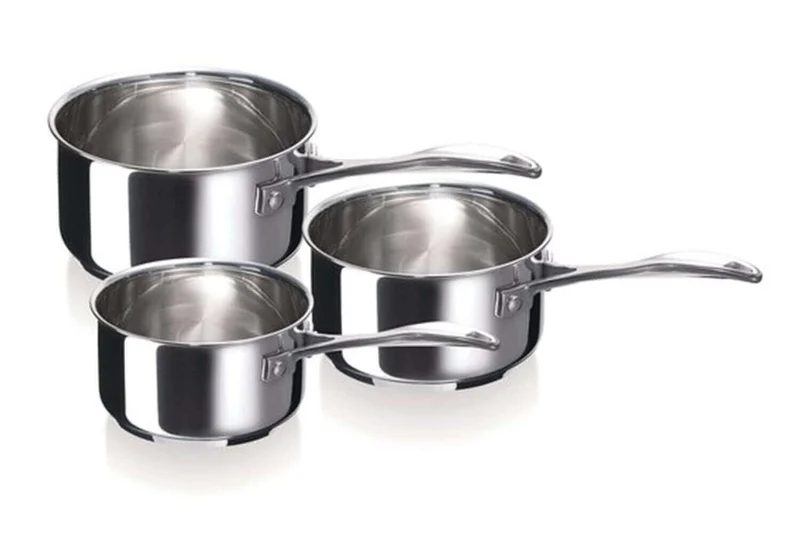 Set de 3 casseroles Beka Chef en inox 16, 18 et 20cm