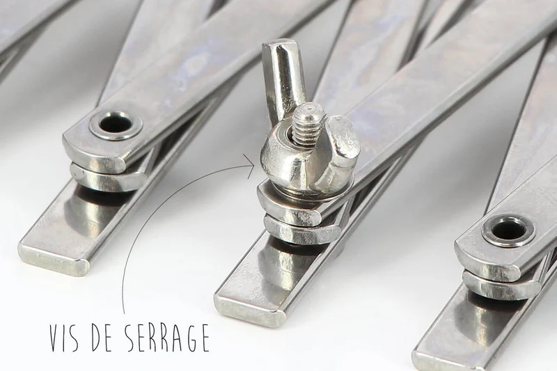 Rouleau multicoupe métal simple 5 roulettes lisses