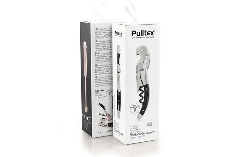 Tire bouchon sommelier Pulltex Pulltap's Cordoba + étui cuir offert