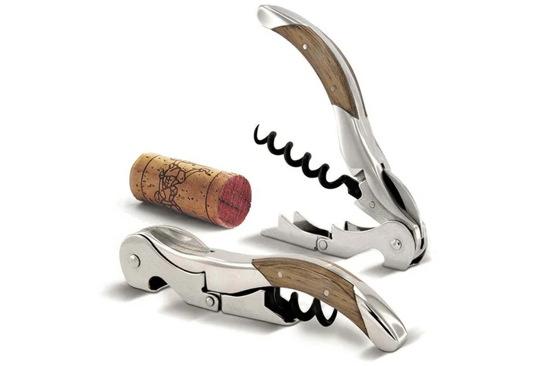 Tire bouchon sommelier Pulltex Pulltap's Toledo bois + étui cuir offert