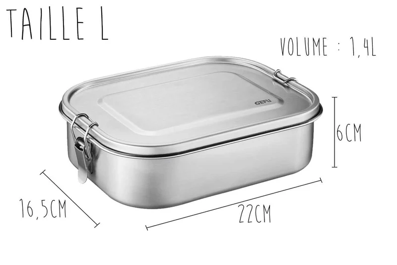 Lunch box Gefu Endure en inox